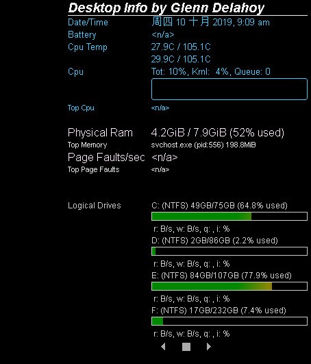 Desktop Info绿色版
