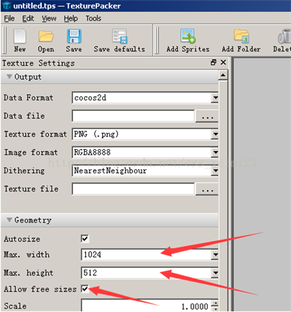 texturepacker特别版使用教程8
