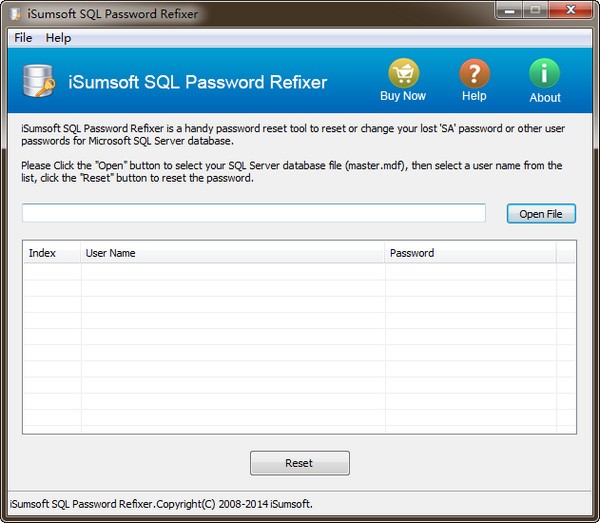 Isumsoft SQL Password Refixer特别版