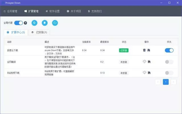 扩展标签页截图