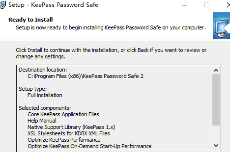 KeePass中文版安装