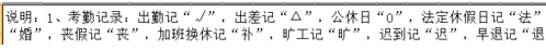 考勤表模板制作教程10