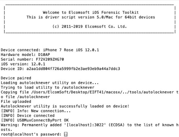 IOS Forensic Toolkit