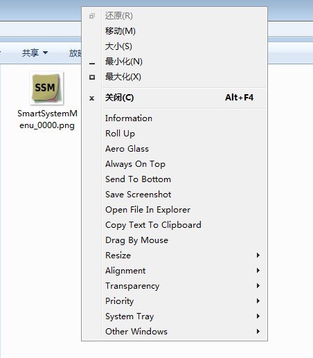 SmartSystemMenu特别版