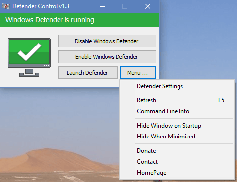 Defender Control中文版