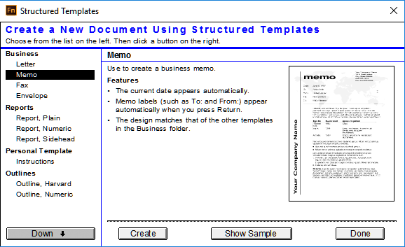 FrameMaker2019中文版使用教程4