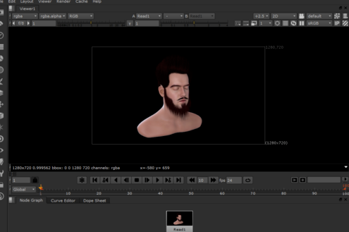 Nuke11特别版怎么水平翻转