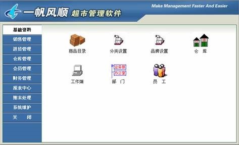 一帆风顺超市管理系统