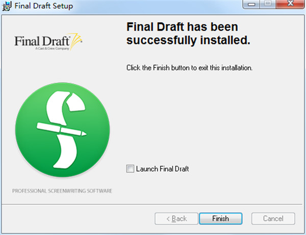 Final Draft汉化版安装教程截图4