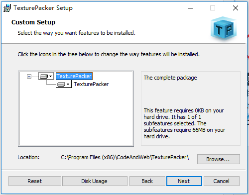 Texturepacker中文版安装方法