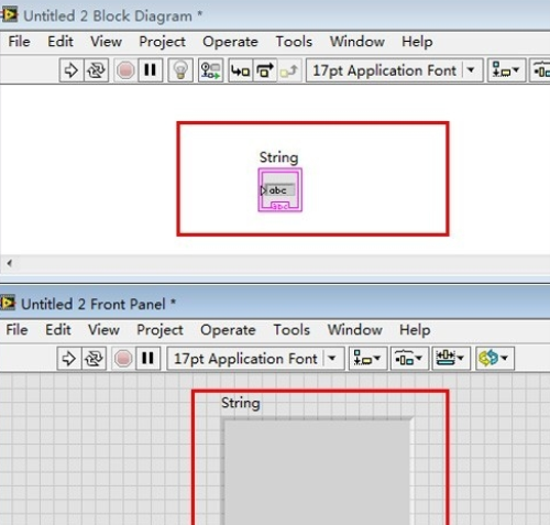 LabVIEW2018中文特别版怎么设定框中的文字