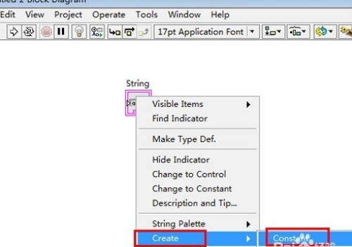 LabVIEW2018中文特别版怎么设定框中的文字