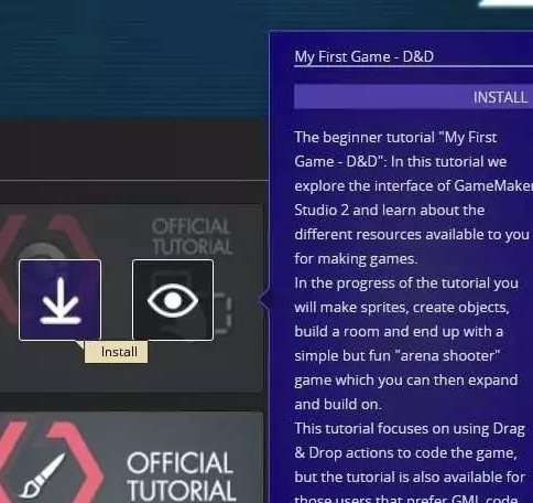 GameMaker Studio 2特别版使用教程