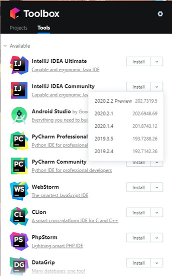 JetBrainsToolb截图