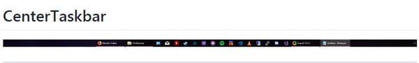 CenterTaskbar下载