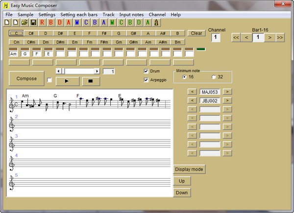 Easy Music Composer免费版 第1张图片