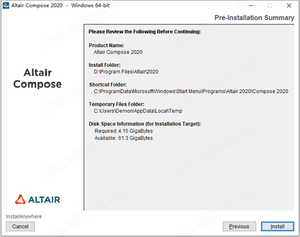 Altair Compose特别版安装教程截图5