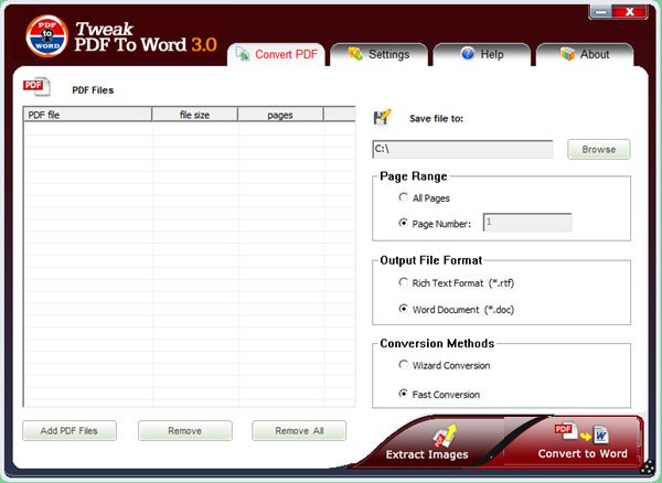 Tweak PDF To Word免费版