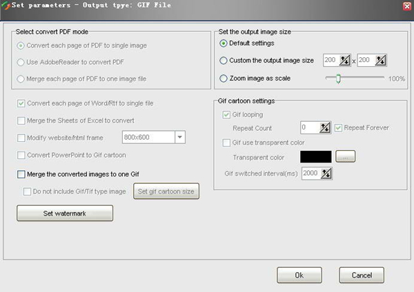 Okdo Tiff Jpg Bmp to Gif Converter免费版