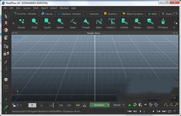 Realflow10中文特别版截图