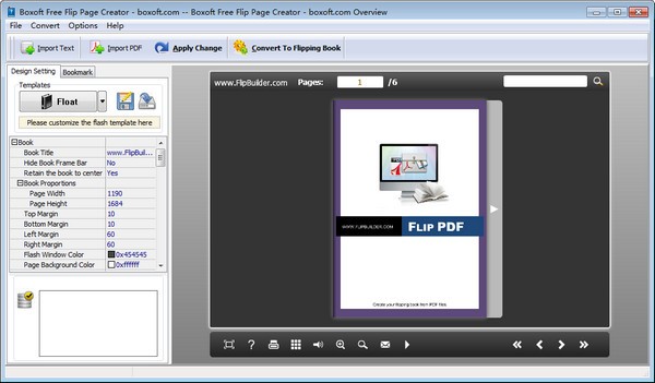 Boxoft Free Flip Page Creator下载
