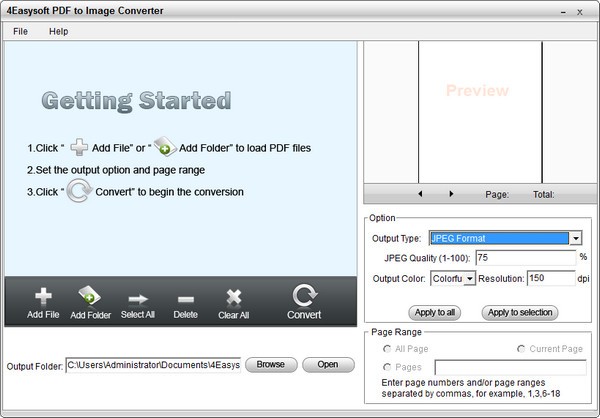 4Easysoft PDF to Image Converter官方版