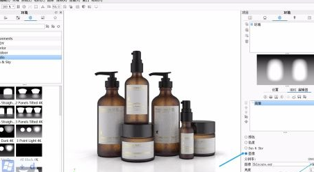 KeyShot 7.3对接HDRLightStudio渲染流程操作