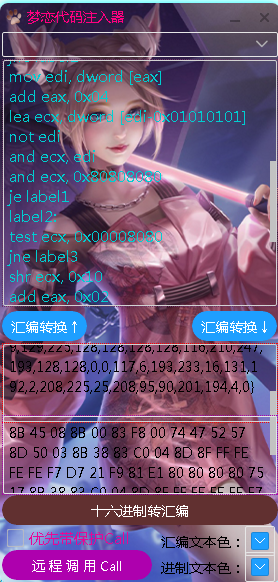 梦恋代码注入器绿色版截图