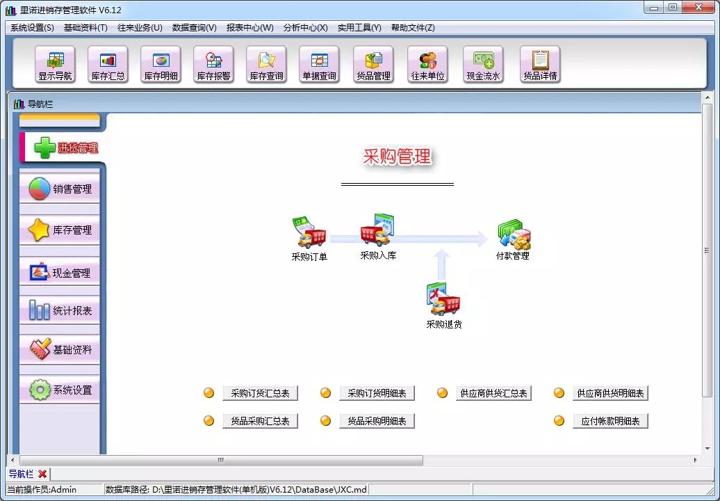 里诺进销存管理软件网络版截图