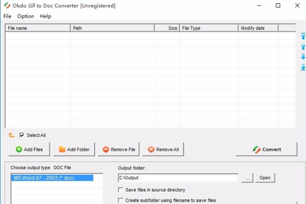 Okdo Gif to Doc Converte官方版