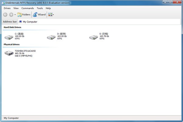 DiskInternals NTFS Recovery特别版