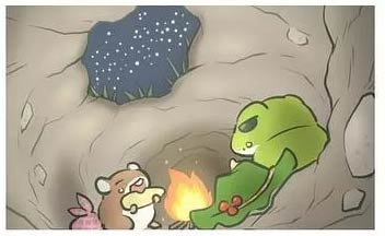 洞中烤火截图