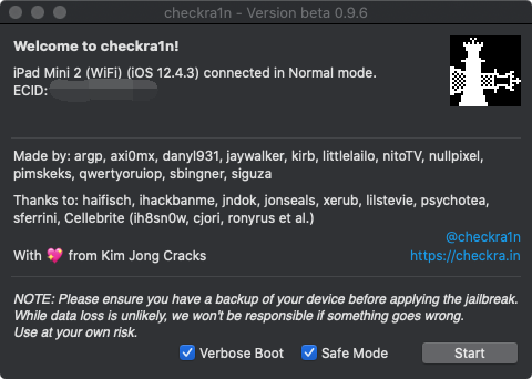Checkra1n越狱工具0.9.7beta版使用方法2
