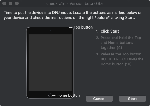 Checkra1n越狱工具0.9.7beta版使用方法5