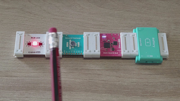 怎么使用Codecraft设计声控灯程序10