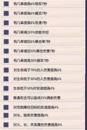 属性表截图