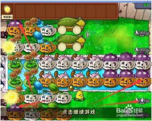 植物大战僵尸无尽版植物怎么摆放 第6张图片