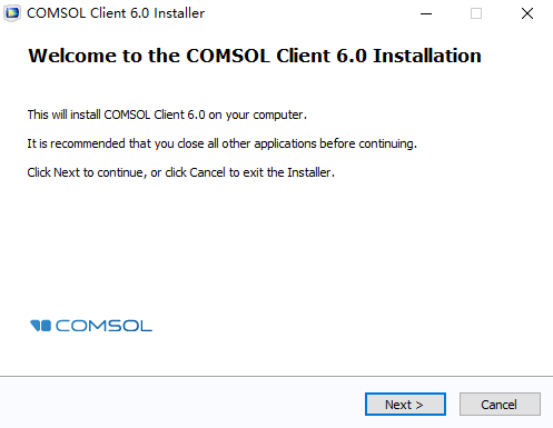 COMSOL6.0特别版安装步骤1