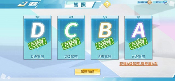 飞车学院驾照考试攻略1