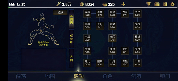 行侠放置2功法截图1