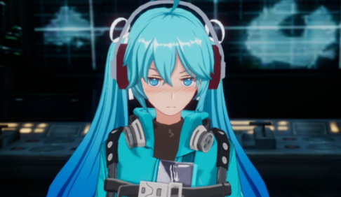 初音未来捏脸截图