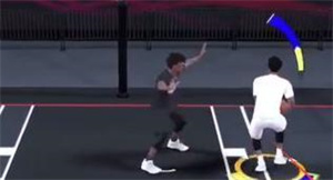 2K22手游如何背身单打3