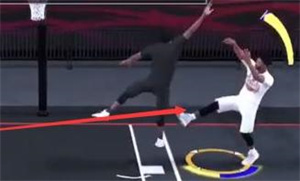 2K22手游如何背身单打4