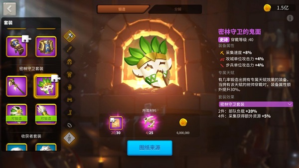 密林守卫套装