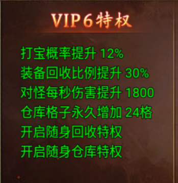 黑暗光年VIP6特权