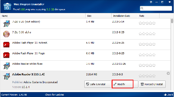 如何使用Wise Program Uninstaller从PC上卸载程序截图3
