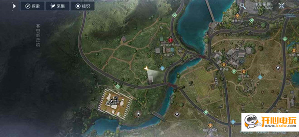 黎明觉醒通讯中心藏宝图位置1