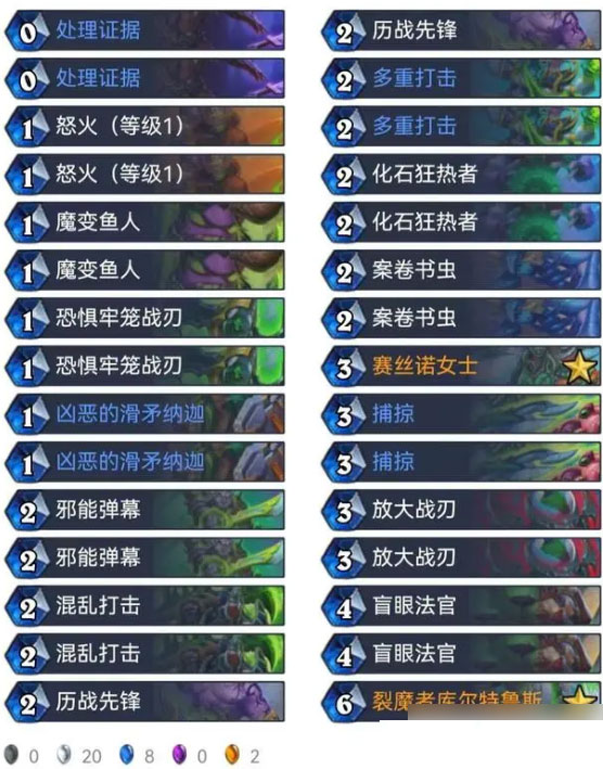 炉石传说卡组推荐2023阵容4