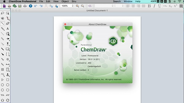 ChemDraw16.0截图