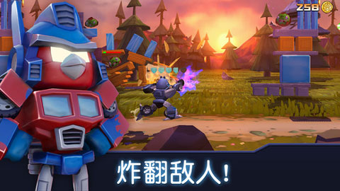 愤怒的小鸟变形金刚正版免费下载游戏特点